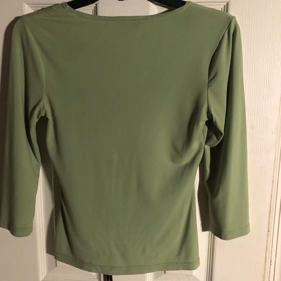 Light green vintage Iz Byer California top - Picture 5 of 5
